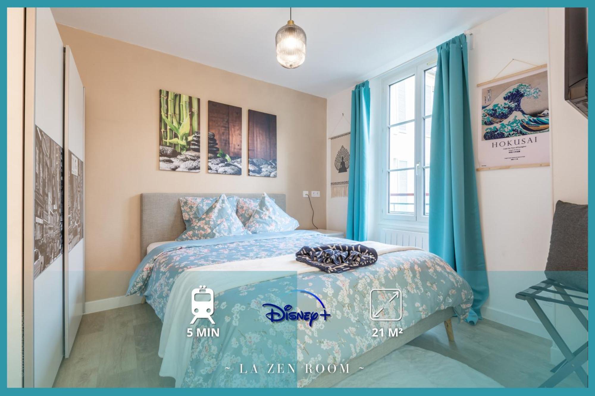 Sweethost - La Zen Room - Studio Proche Gare & Disneyland Lagny Eksteriør bilde